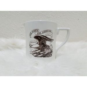 Our Right and Liberties 1/2 Pint Pitcher Staffordshire England Measuring Cup